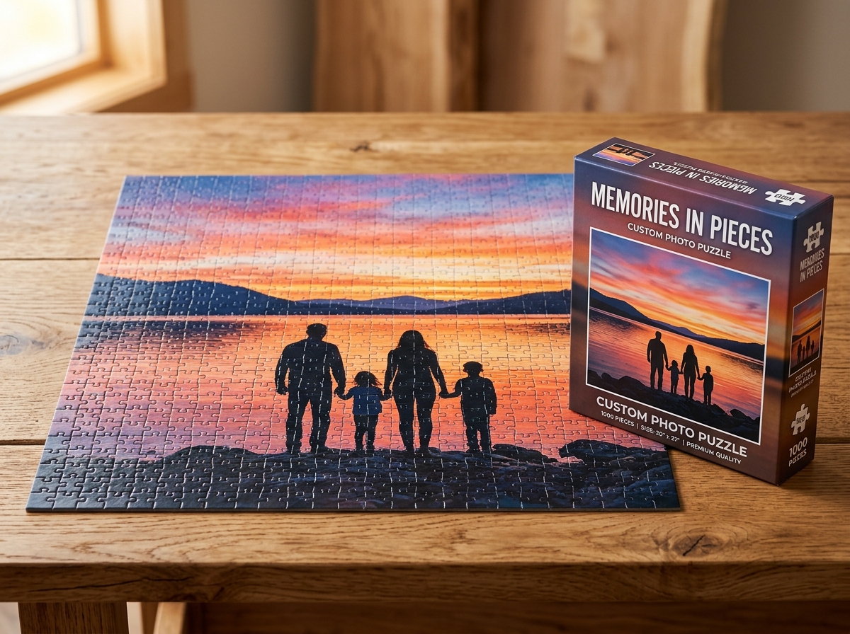 Kişiye Özel Fotoğraflı Puzzle (120, 300, 1000 Parça Yapboz)